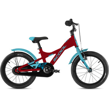 Bicicleta de paseo S'COOL XXLITE ALU 16" 1V Rojo/Azul 0